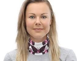 PINK RIBBON BUTTERFLY Face Mask, Breast Cancer Awareness Survivor Ski  Gaiter Balaclava, Hijab, Yoga Head Wrap, Man Headband, Rag Do, Doo rag