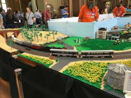 Brickvention 2016 The Royal Melbourne Exhibition Building Trains Zooming Lego City Lego Art Exhibition Building