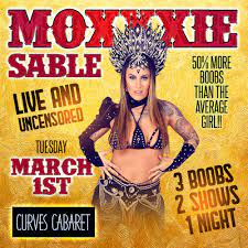 Moxxxie Sable is coming! – Curves Cabaret Tucson