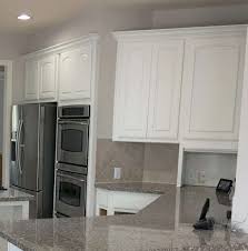 Plywood shaker base kitchen cabinet full height left soft close in painted pacific white ( 3 ) $ 198 87 5 Tips Painting Dark Kitchen Cabinets White And The Mistakes I Made