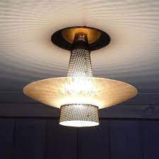 Old School Midcenturymodern Light Fixture Kahala Honolulu Lighting Design Interiordesign Industrialdes Lights Ceiling Lights Midcentury Modern