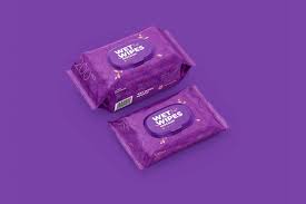 Wet Wipes Mockup Large And Small In 2020 Wet Wipe Wipes Wet