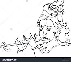 Lord Krishna Pencil Sketches A Mythology Blog Krishna Drawing Lord Krishna Sketch Sketches