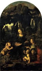 The Virgin Of The Rocks Louvre Version Da Vinci Painting Italian Renaissance Art Leonardo Da Vinci