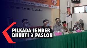 Calon bupati jember yang juga petahana faida mengakui kalah dalam hasil hitung cepat yang dilakukan lembaga survei dalam pilkada. Kpu Tetapkan 3 Paslon Bupati Dan Wakil Bupati Di Pilkada Jember 2020 Youtube