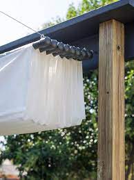 I started by measuring my window height and width. How To Build An Outdoor Canopy Hgtv