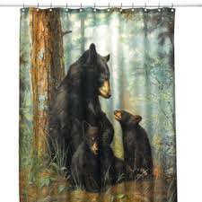 Black Bear Shower Curtain Bear Necessities Shower Curtain Bedbathandbeyond Com Shower Curtain Track Curtains Long Shower Curtains