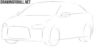 How To Draw A Mitsubishi Lancer