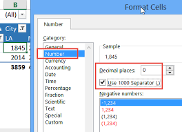 Excel Pivot Chart Number Formatting