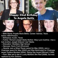 January 9: Happy 52nd Birthday To Angela Bettis #angelabettis #actress  #happybirthday #JanuaryBirthdays #January #biography #trivia #information