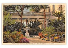 Check spelling or type a new query. San Marino California Henry E Huntington Library Art Gallery Fountain Vintage Grusskarten Echte Postkarten Online Versenden