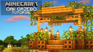 Minecraft gazebo awesome & minecraft gazebo. Minecraft How To Build An Oak Gazebo Tutorial Youtube