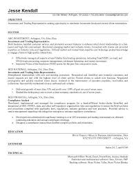 Proprietary Trading Resume Samplecareer Resume Template Career Resume Template