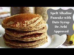 Dr Sebi Spelt Pancake With Date Syrup Alkaline Breakfast Recipe Youtube Dr Sebi Alkaline Food Alkaline Recipes Breakfast Alkaline Breakfast
