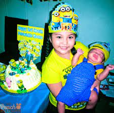 Check spelling or type a new query. Twinkle S 2nd Month Minions Party The Peach Kitchen