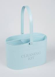 Metal Cleaning Caddy Tin 34cm X 22cm X 20cm Matalan How To Clean Metal Cleaning Caddy Cleaning Kit