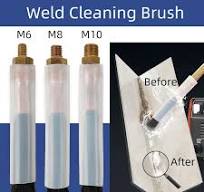 M6/m8/m10 Copper Weld Brush For Weld Seam Bead Joint Cleaning Polishing