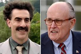 Rudy giuliani has been well and truly pranked, and by the master scamp of the borat gotcha movies, sacha baron cohen. Rudy Giuliani Insists Borat Video Of Him With Hands Down His Trousers Is Complete Fabrication London Evening Standard Evening Standard