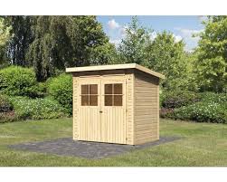 Gartenhaus Karibu Glucksburg 2 203 X 155 Cm Natur Gartenhaus Karibu Gartenhaus Gartenhaus Pultdach