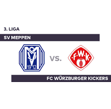 Zwar gewannen die emsländer ihre partie gegen den msv duisburg mit 2:1 und holten damit den ersten dreier unter rico schmitt, der sieg reichte durch die ergebnisse auf den. Sv Meppen Fc Wurzburger Kickers Joker Herrmann Sticht Wurzburg Siegt 3 Liga Welt