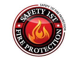 Fire prevention and public education exchange. Safety 1st Fire Protection Logo Design 48hourslogo