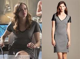 The Flash Season 1 Episode 8 Caitlin S Leather Trim Dress Shop Your Tv Celebrity Inspired Outfits Fashion Outfits Fashion
