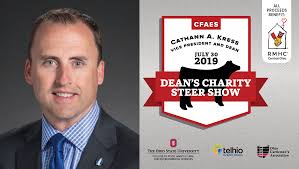 Mark Berven is President and Chief Operating Officer of Nationwide Property  & Casualty. On July 30 he will try his hand at showing a steer in the  Inaugural Dean's Charity Steer Show.