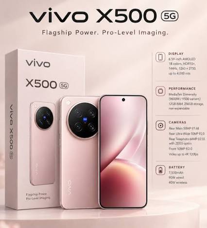 Vivo X500 New First Look & Specs ♥️