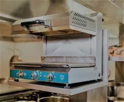The unit slides horizontally across length of riser for perfect placement, while the innovative elevation rack allows for infinite height adjustment and precision heat control. Salamanders Charvet Premier Ranges