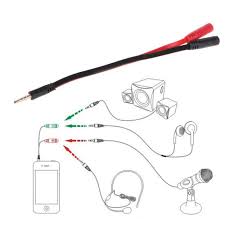 Sound card oscilloscope u2013 nick u0026 39 s blog. 2 In 1 4 Pole 3 5mm Audio Male To 2 Female Jack Headphone Mic Splitter Adapter Cable For Pc Laptop 3 5mm Audio Headphone Mic Splitterjack Male To Female Aliexpress