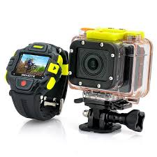 Hd Action Camera Eyeshot With Wi Fi And Watch Remote Control Panasonic Sensor 145 Degree Lens Kucuk Teknolojik Urunler Kamp Malzemeleri Teknoloji