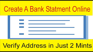 You can download a fake bank statement for your own personal use to compare with the one issued by your bank. Online Address Verification In Just 2 Mints Fake Bank Account Statement Free By Tani Forex Youtube