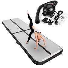 Inflatable Air Track Gymnastic Air Mat Yoga Mat For Home Use Gymnastics Training Taekwondo Cheerleading Electrical Pum Gymnastics Training Gymnastics Taekwondo