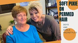 Best permed bob hairstyles from short permed hairstyles. Hairstyles For Older Women Soft Pixie On Permed Hair Youtube