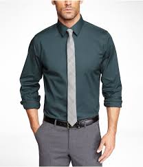 Fitted 1mx Stretch Cotton Shirt Express Business Attire For Men Mens Casual Outfits Formal Men Outfit