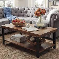 Oxford Creek Tanager Rustic Cocktail Table In Oak Home Furniture Living Room Furniture Coffe Table Decor Living Room Table Sets Modern Living Room Table