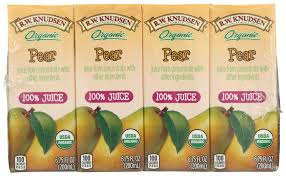 Rw Knudsen Juice Organic Pear Juice Box 4 Each Walmart Com