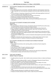In short, it makes all the difference between the hiring manager reading your cv in full or never seeing it in the first place. Management Information Systems Resume Samples Velvet Jobs