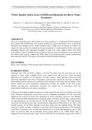 In 2019, therefore, ipe developed the blue city water quality index (bcwqi) and scored 337 municipal cities and 25 counties on their overall water quality in 2018. Pdf Water Quality Index Score Of Different Biomedia For River Water Treatmen Lariyah Mohd Sidek Hairun Aishah And Dr Gasim Hayder Academia Edu