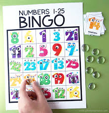 Print large stencils for numbers 0 through 9. Free Printable Number Bingo Artsy Fartsy Mama