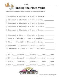 Expanded form using hundreds tens and ones. 21 Place Value Worksheets Grade 2 Place Value Worksheet Thousands Hundreds Tens Es 7 Workshee Place Value Worksheets Math Place Value 2nd Grade Math Worksheets