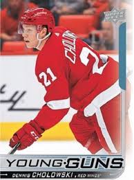 Maybe you would like to learn more about one of these? Future Watch Dennis Cholowski Rookie Hockey Cards Red Wings Go Gts