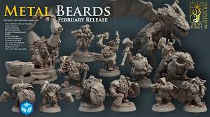 Titan Forge Miniatures Is Creating 3d Models For 3d Printing Rpg Board Tabletop Games Patreon Miniatures 3d Printing Prints