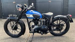 Image result for Blue 1952 Motorcycle