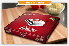 Customize this pizza box mockup and showcase your packaging designs in the most professional way! Pizza Box Mockup Pizza Box Design Pizza Boxes Box Mockup