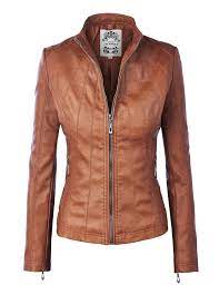 Ll Womens Panelled Faux Leather Moto Jacket At Amazon Women S Coats Shop Leather Jackets Women Leather Jacket Jackets