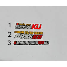Search free malu apa bossku ringtones and wallpapers on zedge and personalize your phone to suit you. Sticker Bossku Maluapabossku Shopee Malaysia