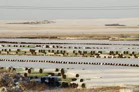 Land affected by a keystone oil pipeline leak near edinburg, north dakota. Keystone Oil Pipeline Leaks 383 000 Gallons In North Dakota Pbs Newshour