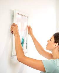 Don't expect your gallery wall to last years without a washi tape touchup, but if your wall is left undisturbed, you can. How To Hang A Heavy Picture Without Nails Velcro Brand Blog