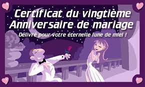 Cybercartes vous propose d'envoyer des cartes de voeux virtuelles gratuites pour faire plaisir à vos proches. Carte 20 Ans De Mariage Cybercartes Com